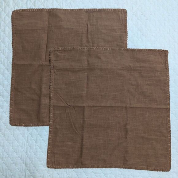 🛏️ Foindtower Linen Pillow Covers 20x20" Hazel NWT - Picture 6 of 9